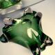 Green Murano glass vide-poche / ashtray from 1970