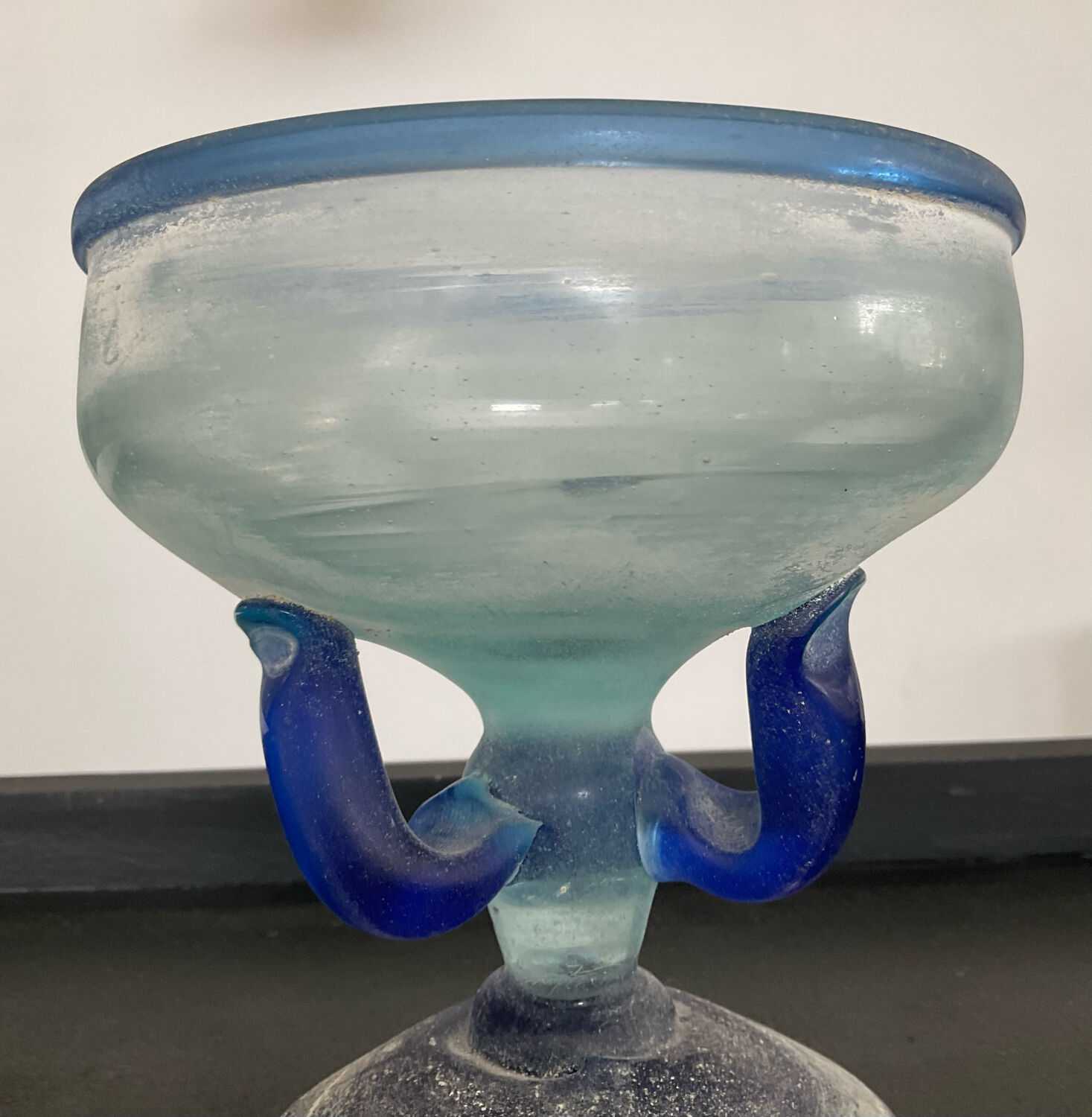 Empty pocket "Scovo" stand cup in Murano glass