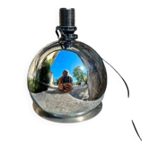 Vintage 70s chrome ball lamp base
