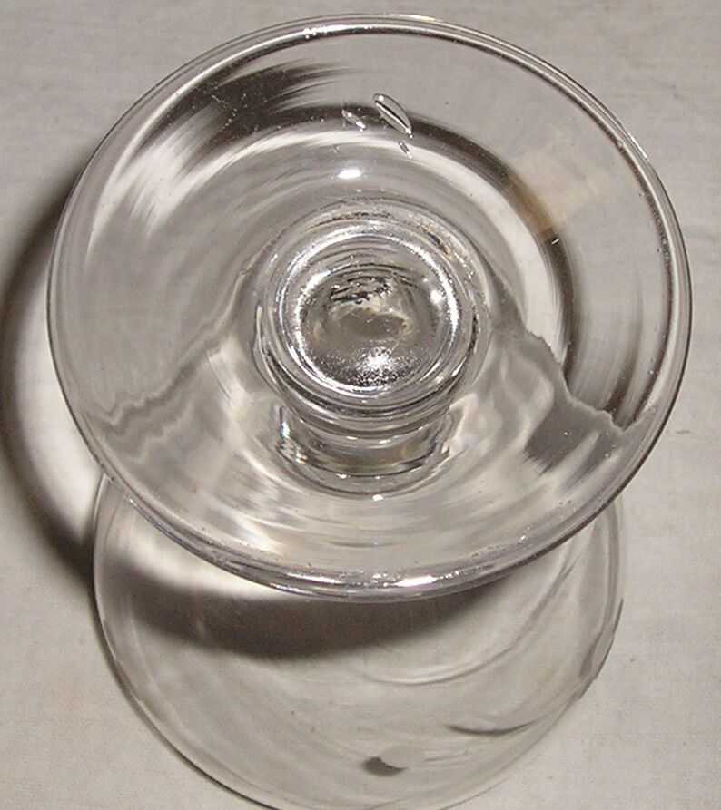 Set of 12 stemware chiseled flowers vintage 60-70 years