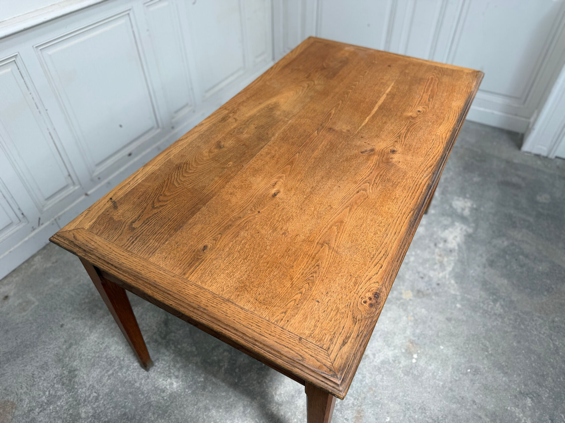 Old small farmhouse table from the 1930s.