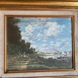 Painting reproduction of Monet the basins of Argenteuil
