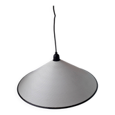 White perforated metal suspension