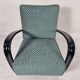 H 269 Lounge Chair and table spider by Jindřich Halabala for Up Zavody, 1940s, Set of 2