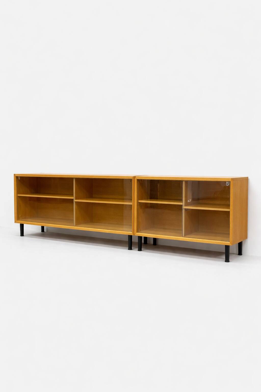 Retro chests of drawers, Jiří Jiroutek, 1960s, Czechoslovakia