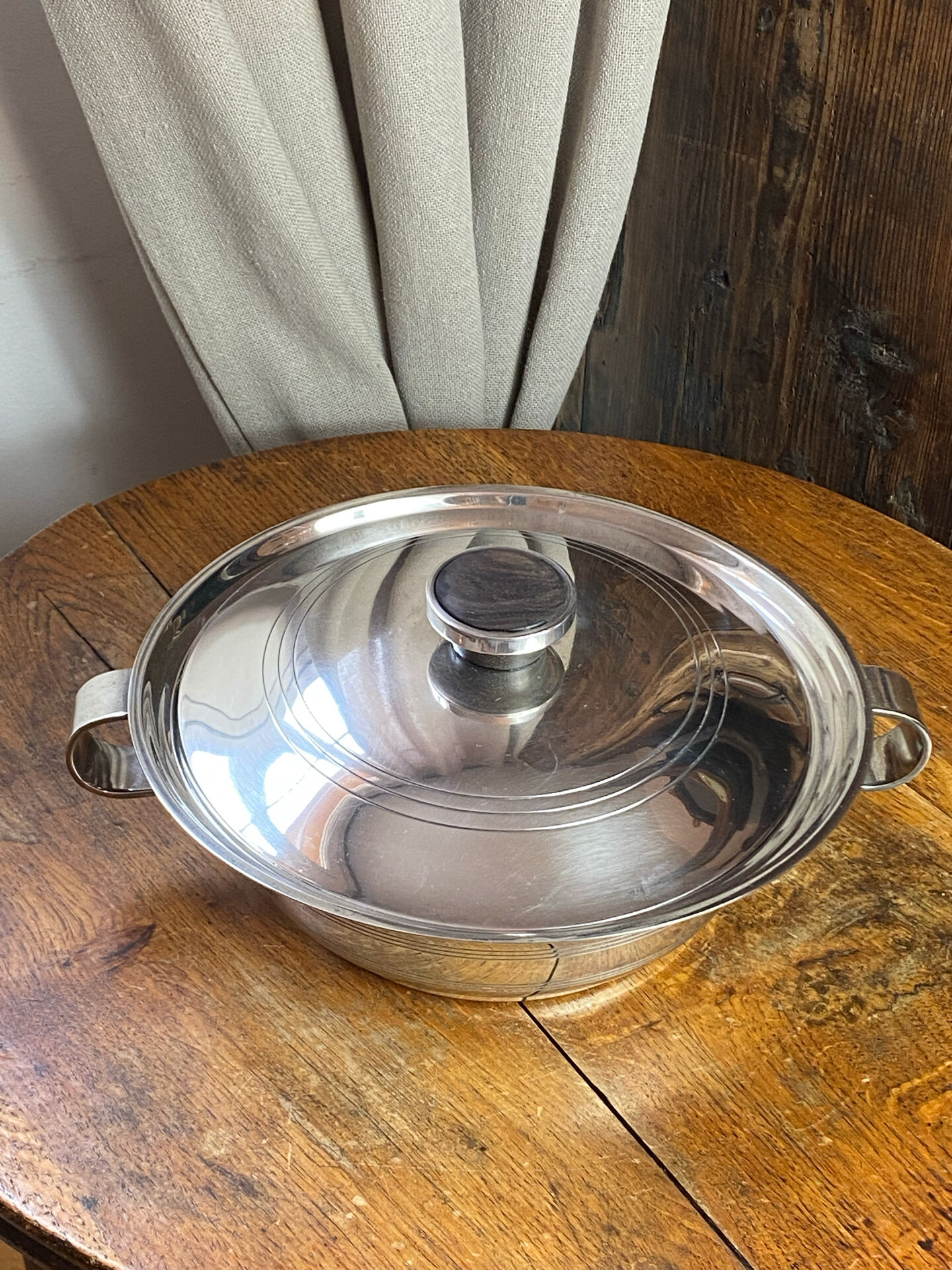 Silver-plated vegetable dish, Frères Saglier