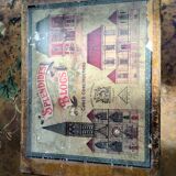 A box of “Splendid Blocks, cubes, construction”, old toy