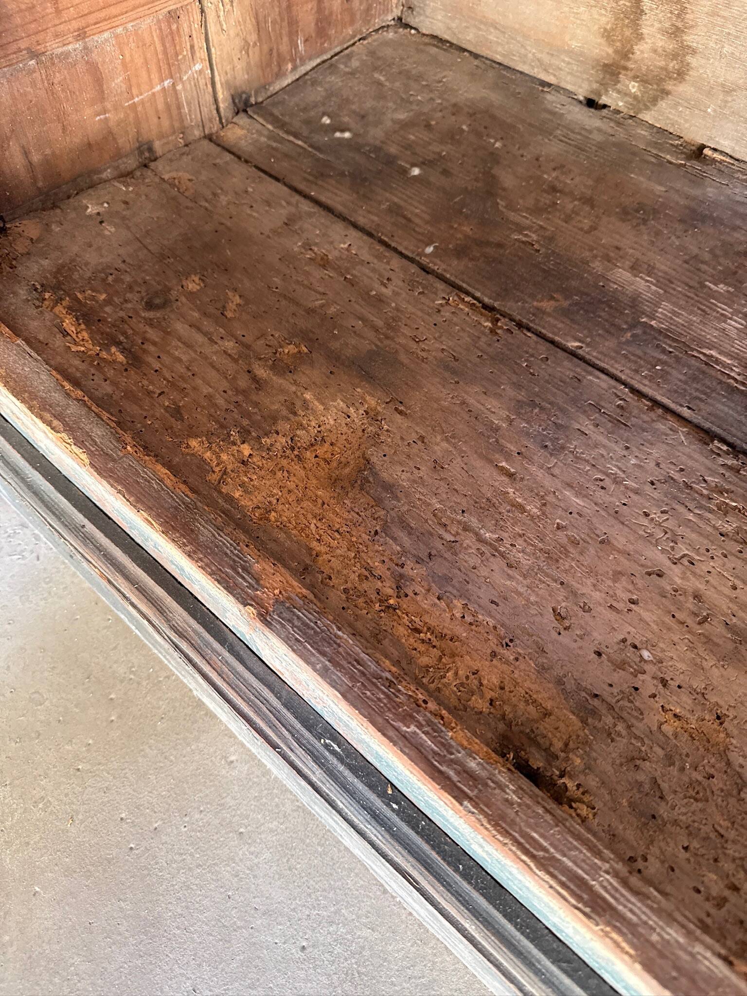 Antique solid wood sideboard – original patina – 19th century