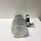 Wall lamp double lights chrome and glass 70s