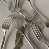 Silver-plated forks