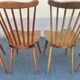 Series of 4 chairs Baumann Menuet
