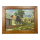 Tableau village Malgache par Ambroise Rakoto