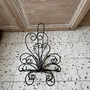 Wrought iron magazine rack