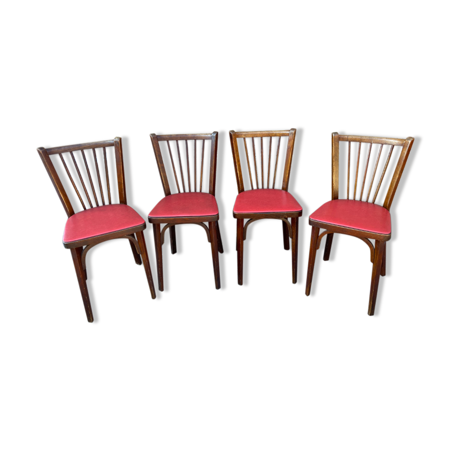 4 vintage baumann chairs