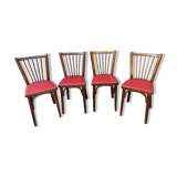 4 vintage baumann chairs