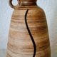 Blumenkrug ceramic flower vase with colorful points 50er years ceramics