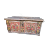 Alsatian wedding chest old 19th