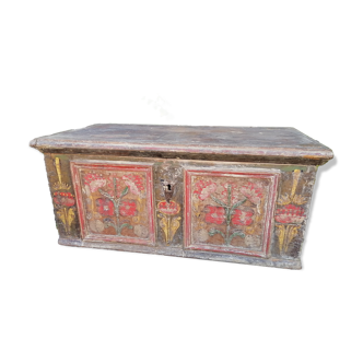 Alsatian wedding chest old 19th