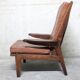 Vintage Free Span FS115 Solid Oak Recliner Chair 1950s