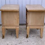 Pair of art deco bedsides