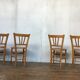 Série de 6 chaises bistrot Baumann troquet brasserie parisienne
