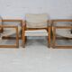 Ensemble de 3 fauteuils Diana de Karin Mobring, Ikéa, circa 1970