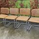Suite of 4 vintage Chairs model Cesca designed by Marcel Breuer Design