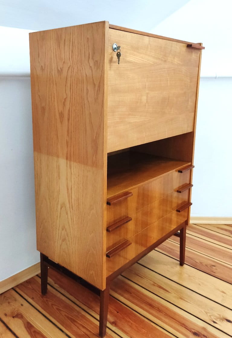 Secretary Desk by F. Mezulanik for UP Závody, Czechoslovakia, 1960s