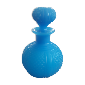 Blue vintage flask