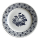 Vintage porcelain plate with fruit pattern
