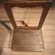 Chaise en bois du dix septième sciecle