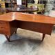 Boomerang desk double-sided by goran strand circa 1960 sweden