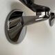 Pair of vintage wall lights, chrome-plated metal, Italy 1970s