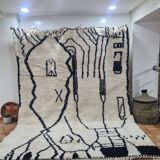 Handmade wool Berber rug 300X200 cm
