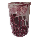 Vase original terre émaillée