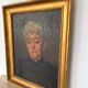 Oil portrait on canvas signed