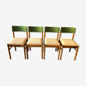 4 chaises Baumann vintage