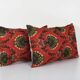 Set of 2 vintage Turkish cushion covers 56x41 cm