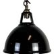 Vintage Industrial Black Painted Pendant Lamp