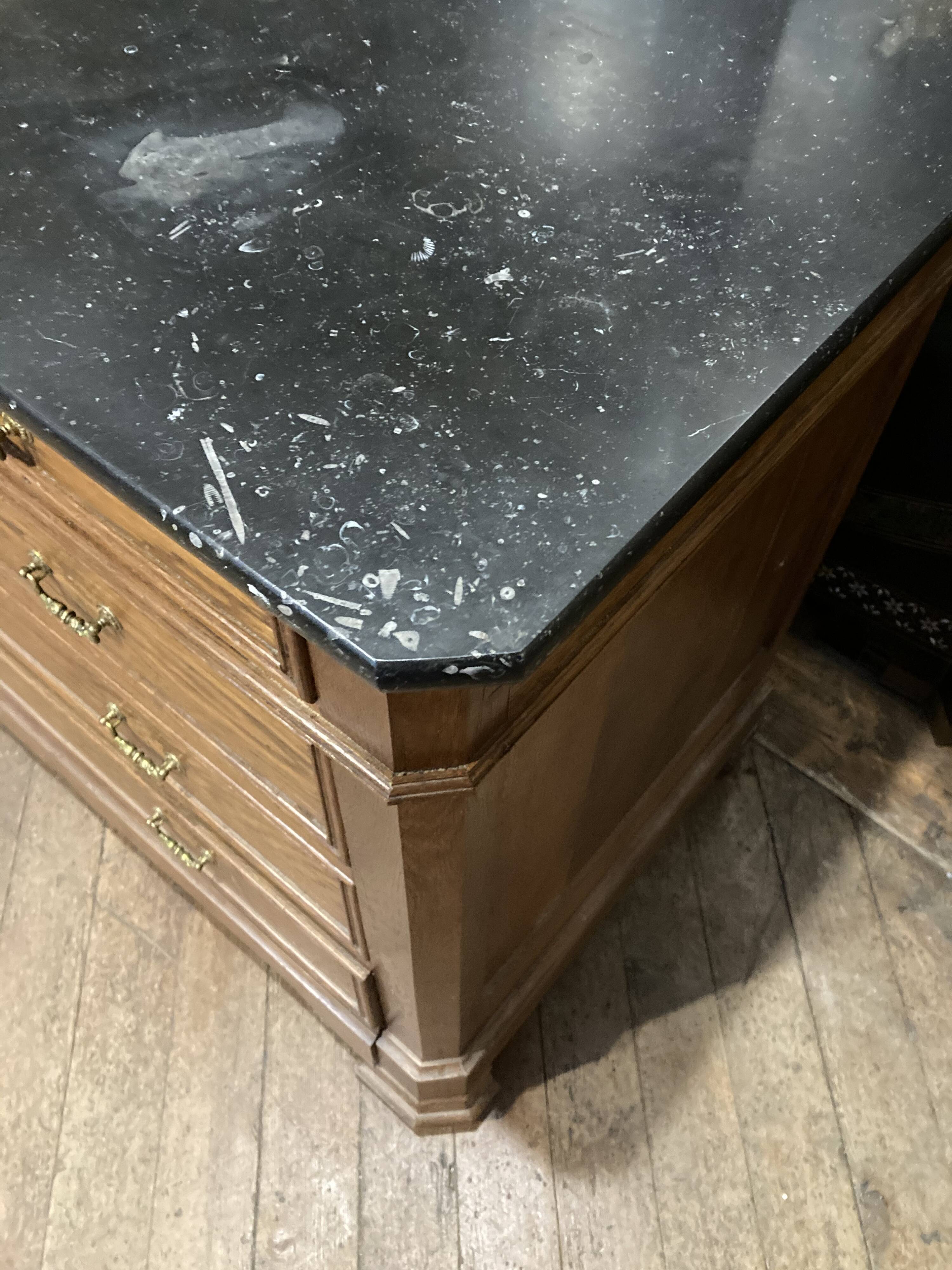 Louis XVI-style 4-drawer chest of drawers