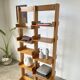 Bookcase on solid beech legs from the 80s