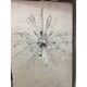 Murano Glass Ice Clear Sputnik Italian Chandelier