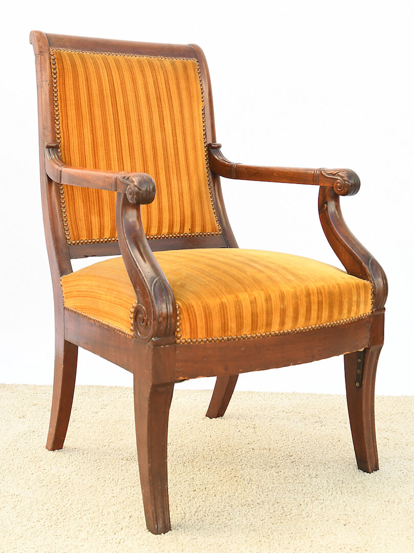 Restoration style armchair