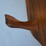 Free form coat hanger brutalist in olive tree