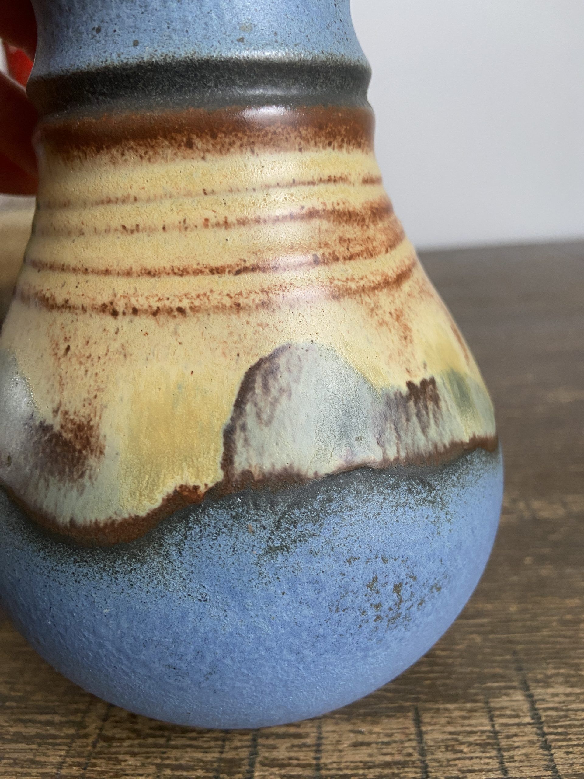 Blue west germany vase