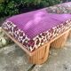 Banc structure bois - Assise Kantha