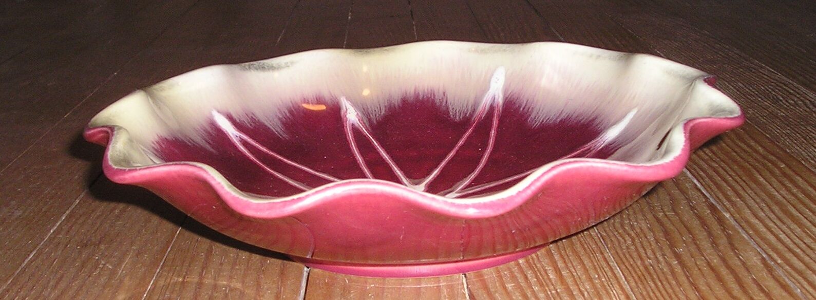 1960 polylopped ceramic fruit cup, Dumler - Breiden HOHR