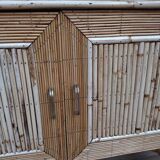 Enfilade vintage en rotin