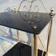 Desserte or et opaline noire vintage 70