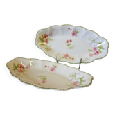 Lot de 2 raviers en porcelaine de Limoges en très bon état.